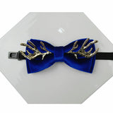 Antlers Decoration Velvet Bow Tie