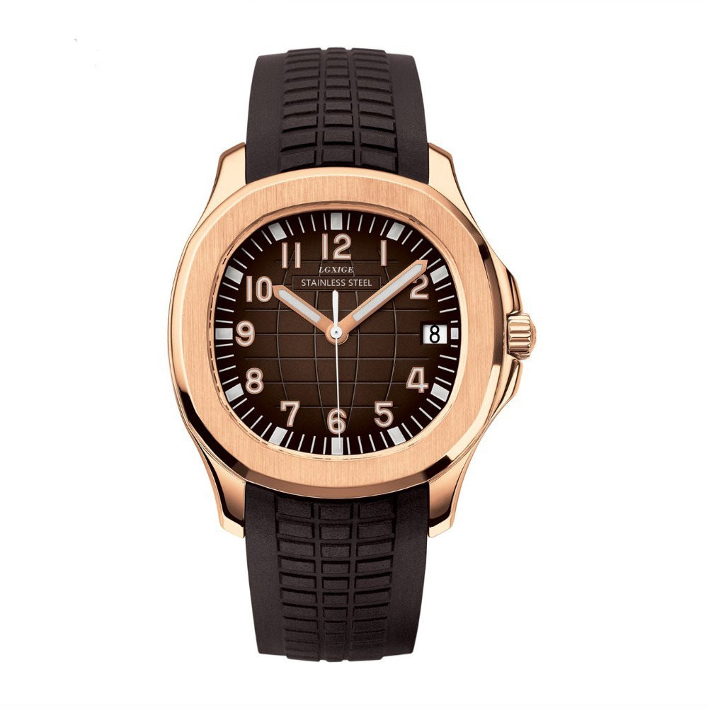 Watch pour hommes en quartz de sports en caoutchouc