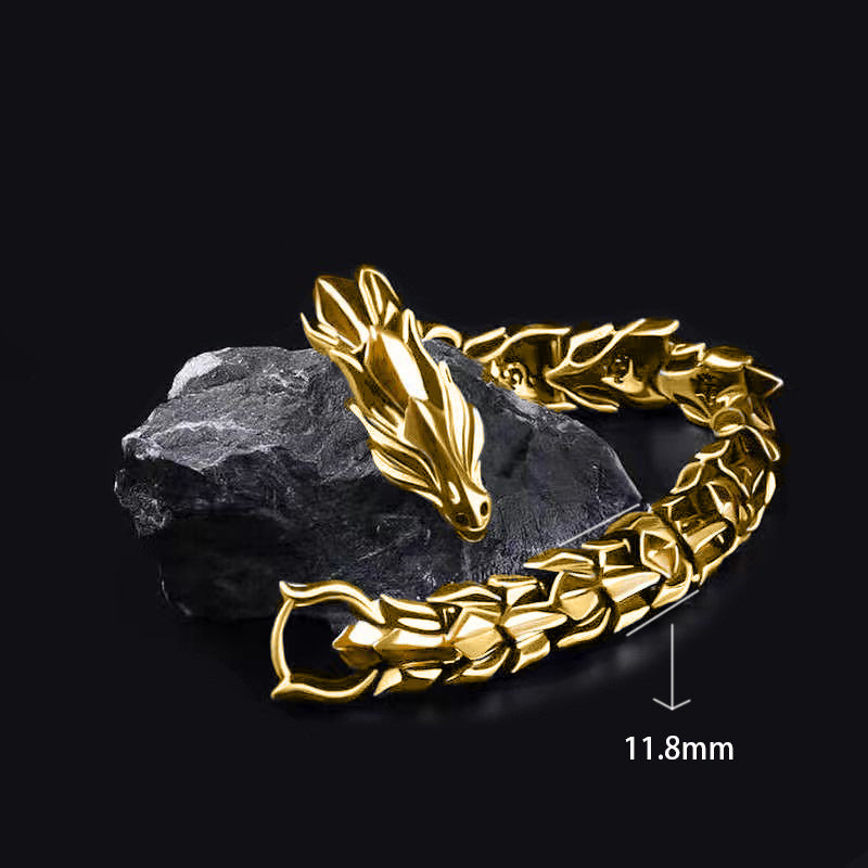 Simple Dragon Shape Chain Bracelet