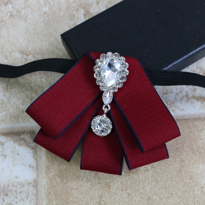 Drop Dangle Applique Ribbon Tie