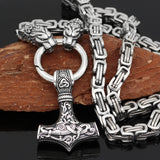 Nordic Viking Design Stainless Steel Necklace