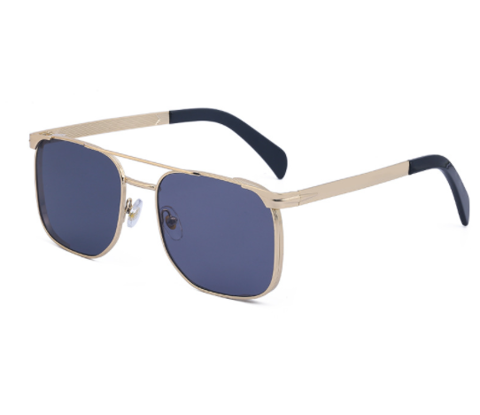 Metal Frame Retro Square Sunglasses
