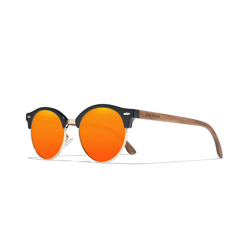 Lunettes de soleil en bois de noyer polarisé ultra-léger