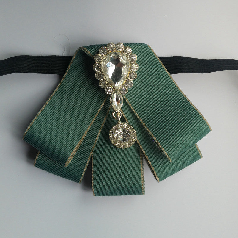 Drop Dangle Applique Ribbon Tie