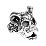 Gothic Titanium Steel Skull Shape Ring
