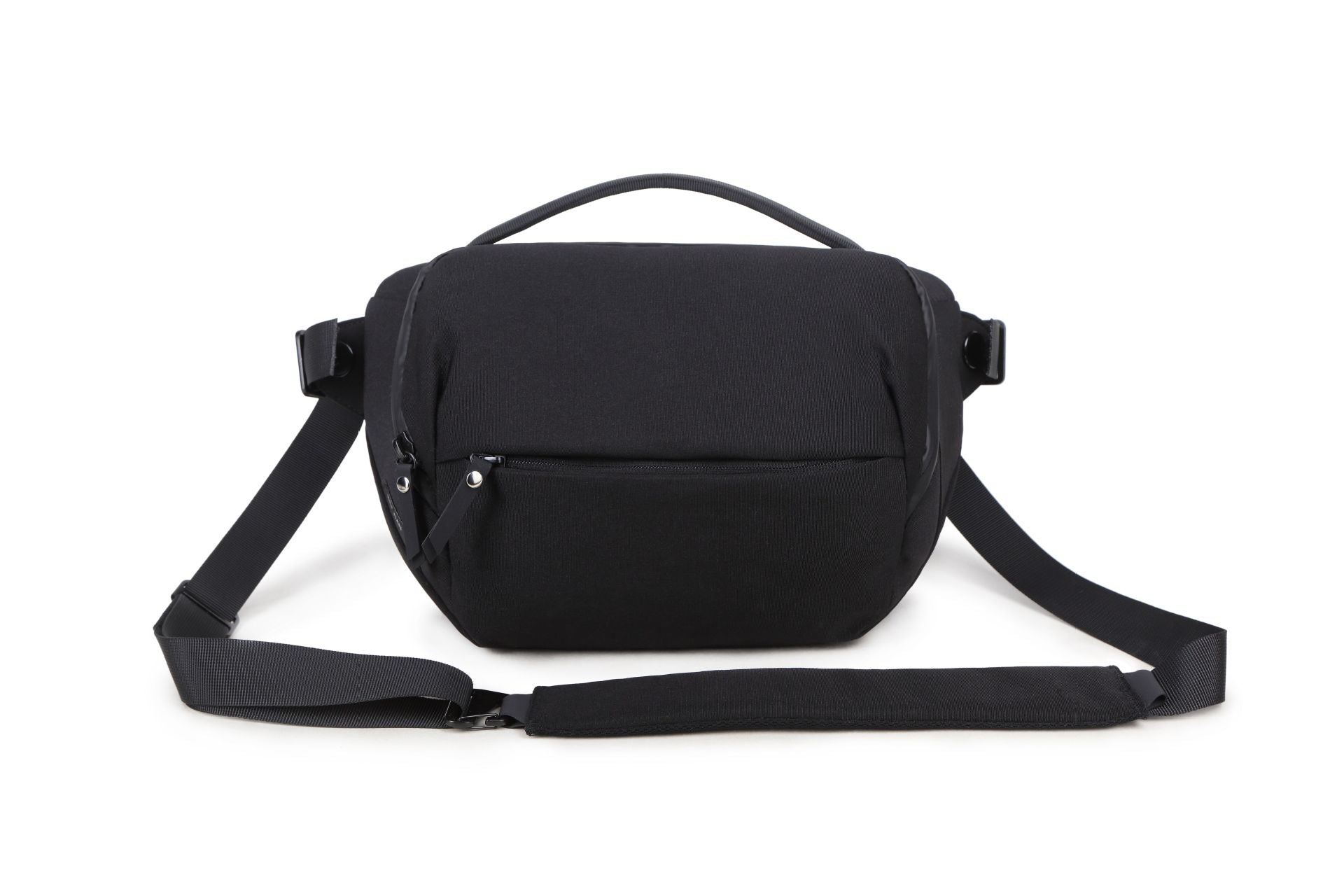 Solid Nylon Men's Shoulder Bag