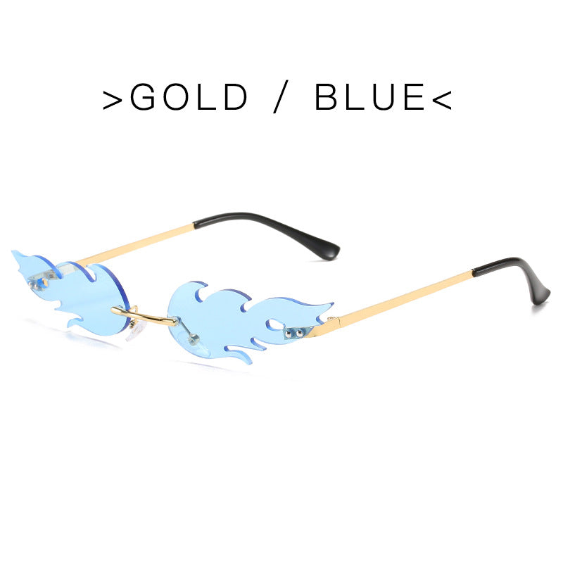 Gafas de sol con forma de llama