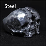 Ghost Skull Design Stainless Steel Ring