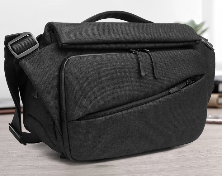 Solid Square Oxford Cloth Shoulder Bag