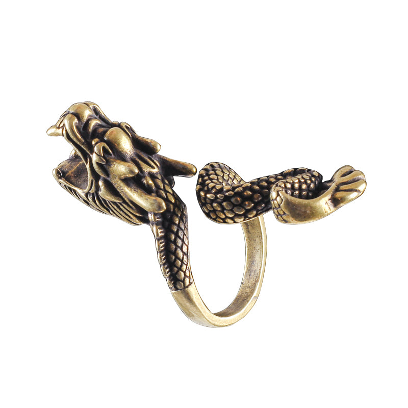 Animal Design Cigarette Holder Copper Ring