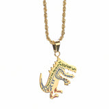 Titanium Steel Little Dinosaur Necklace