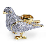 Pigeon Design with Full Rhinestone Necklace