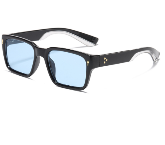Classic Square Frame Resin Sunglasses