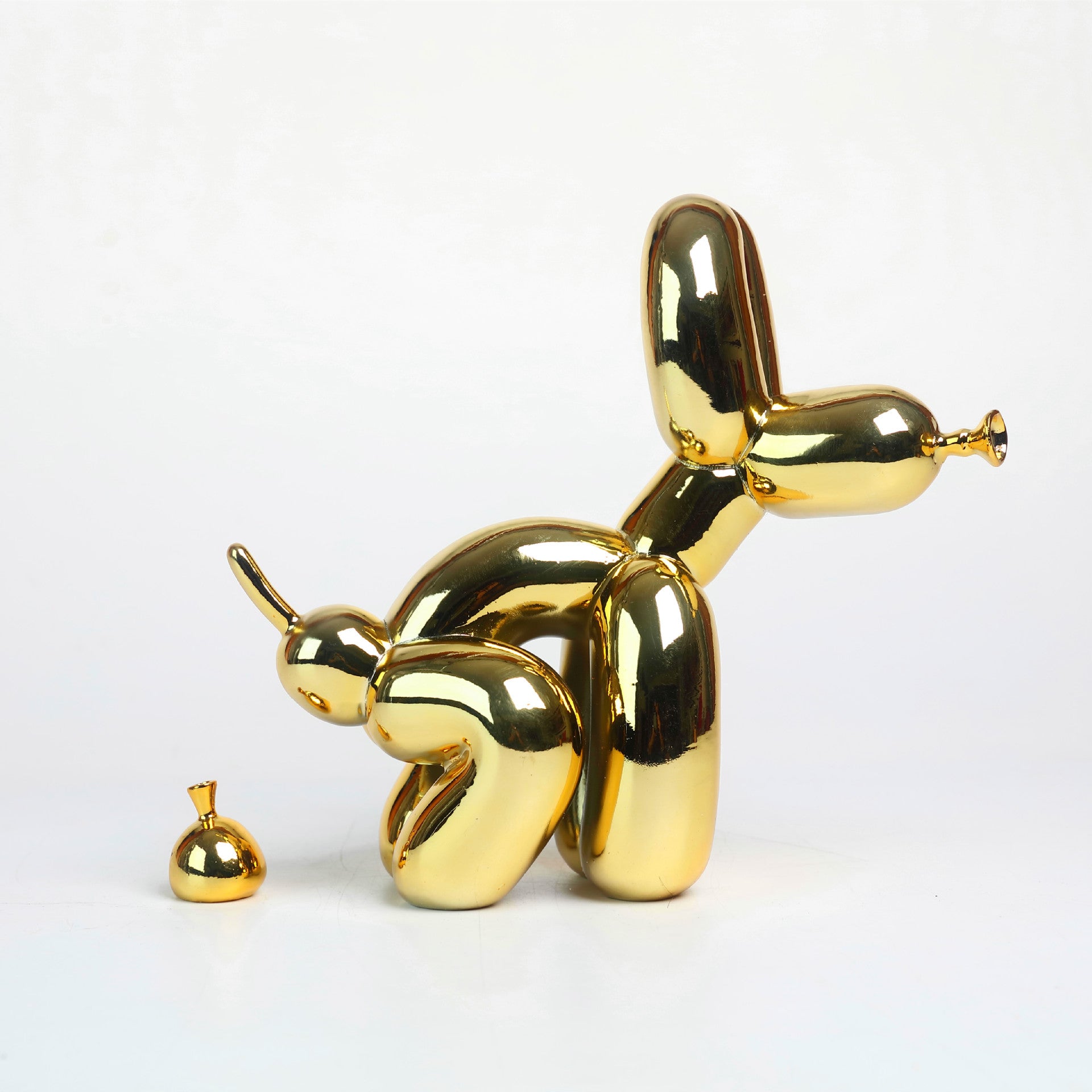 Mini Poop and Dog Balloon Sculpture