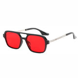 Retro Double Beam Plain Sunglasses