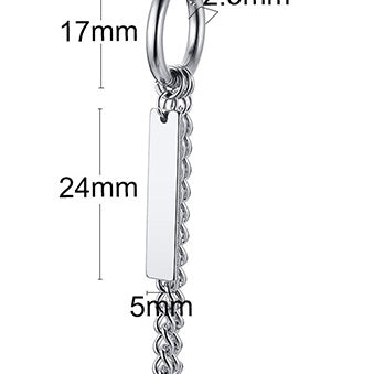 Street Style Simple Huggie Earrings