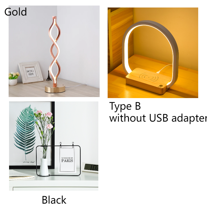 Wave Shape Unique Table Lamp